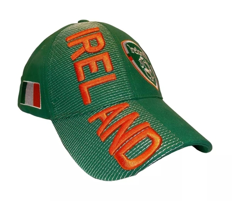 บิล3-D หมวกบาสบอลแบบปรับแต่งแบบขีดเม็กซิโก สัญลักษณ์ประเทศ สีเขียวกับสีแดง