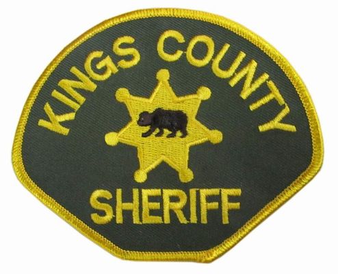 KINGS COUNTY Felt Background Twill Embroidered Patch 7C สำหรับแจ็คเก็ต