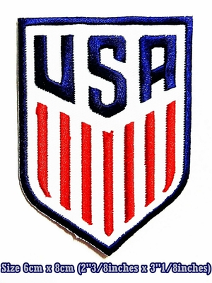 USA SCORE FOOTBALL Sport เย็บปักถักร้อย Patch โลโก้เหล็ก,เย็บบนผ้า