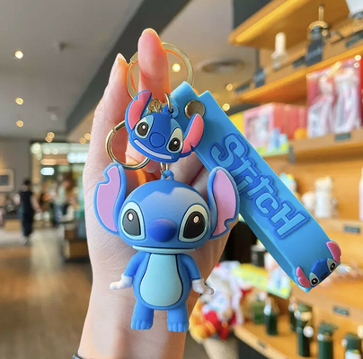 Stitch Disney PVC Keyring 3D พวงกุญแจจี้กระเป๋า Charm