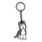 PMS สีกำหนดเองพวงกุญแจ Husky Puppy Soft PVC ยางการ์ตูนพวงกุญแจ