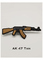 แพทช์ PVC ยางแบบกำหนดเอง 2D / 3D AK 47 Kalashnikov เหล็กบนป้ายเสื้อผ้า