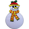 คริสต์มาส Snowman Custom Patch ปักเหล็ก / เย็บบนป้ายตกแต่ง XMAS Applique