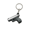 โลโก้ที่กำหนดเองพวงกุญแจมินิปืนของเล่นซิลิโคนพวงกุญแจ PVC อ่อน