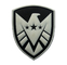 Marvel Avengers Shield โลโก้ทหารยุทธวิธี PVC Patch อุปกรณ์เสริมเสื้อผ้า Velcro Backing