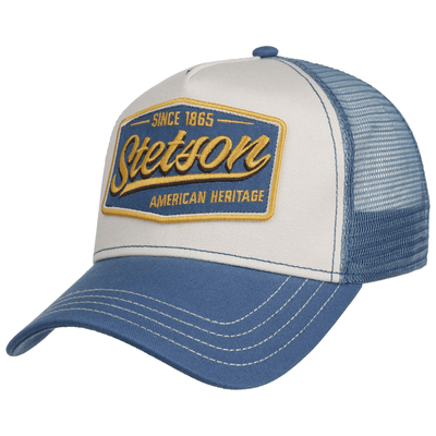 หมวกผ้าฝ้าย Stetson Trucker ซักแล้ว สวนสนุก American Heritage Designer Hats