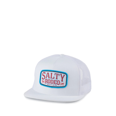 OEM Men Snapback Cap Salty Rodeo สีขาวพร้อมหมวกทอโลโก้ Patch Designer