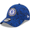 หมวกโลโก้ลายขีดสีฟ้า มีขอบโค้งก่อน หมวกเบสบอลหมวกฟุตบอลเชลซี 9FORTY