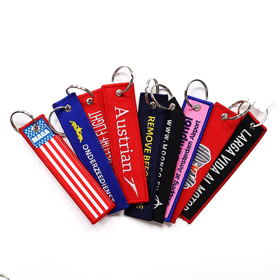 สร้างสร้างสรรค์ ทนทาน Custom Logo Keychain สองด้าน สายพับ สัญลักษณ์ keychain แต่ง