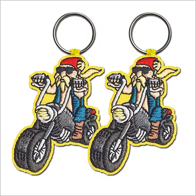 วัสดุและเครื่อง brodery Twill Pilot Key Tag Keyword ราคาดิจิตอล