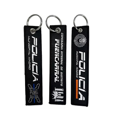 บุคคลบุคคลกระเป๋าว่าง โลโก้ที่กําหนดเอง แต่งผ้า เนื้อผ้า Keyring Key Fob Key tag เครื่องบิน เครื่องบิน Jet tag แต่งเครื่องบิน