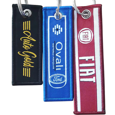 บุคคลบุคคลกระเป๋าว่าง โลโก้ที่กําหนดเอง แต่งผ้า เนื้อผ้า Keyring Key Fob Key tag เครื่องบิน เครื่องบิน Jet tag แต่งเครื่องบิน