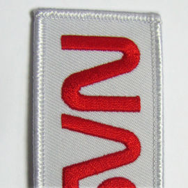 Iron On Embroidery Patch Custom Twill Fabric Embroidery Patch for Uniforms Jackets Hats and More MOQ ต่ํา เครื่องเขียนฟรี ตัวอย่างเร็ว