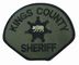 KINGS COUNTY Felt Background Twill Embroidered Patch 7C สำหรับแจ็คเก็ต