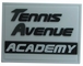 เหล็กปักแบบกำหนดเองบนแพทช์ป้าย Tennis Avenue Academy