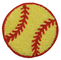 แผ่นแปะซอฟต์บอล Chenille - Sports Ball, Letterman Jacket Badge 2-3/8&quot; (Iron on)
