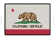 California Republic ธงปักเหล็กบนแพทช์สิ่งทอลายทแยงผ้า Merrow Border