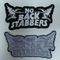 Anger No Back Stabbers 12C Custom Embroidered Patch Velcro Backing